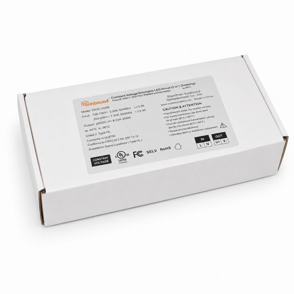 200W Hardwire LED Driver
