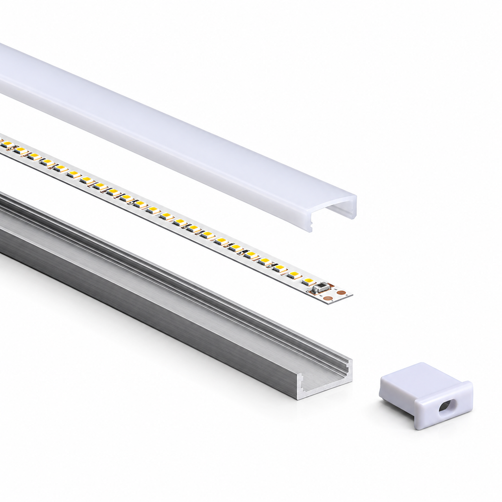 Surface 200 Slim | Made-to-Order Surface Mount Linear LED Light
