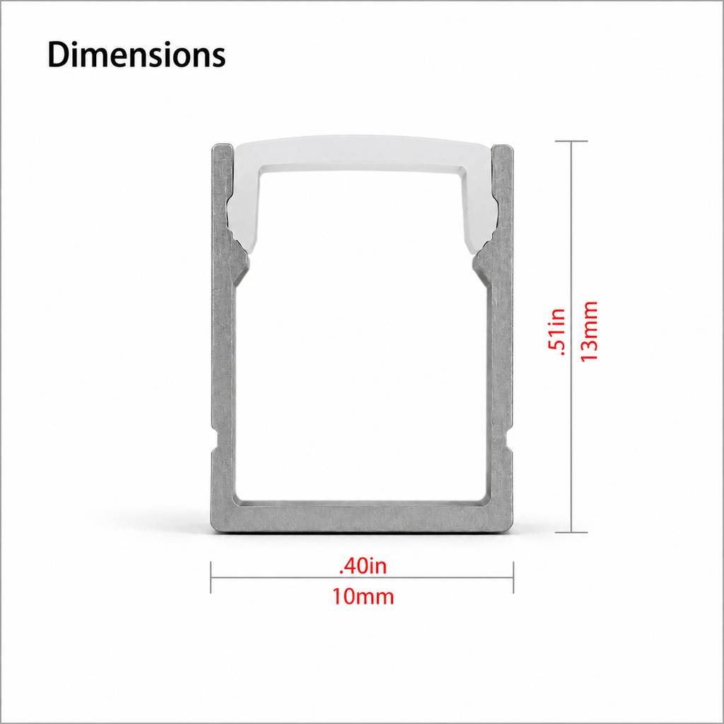 Surface 100 DIY | LED Aluminum Channel & Frosted Diffuser