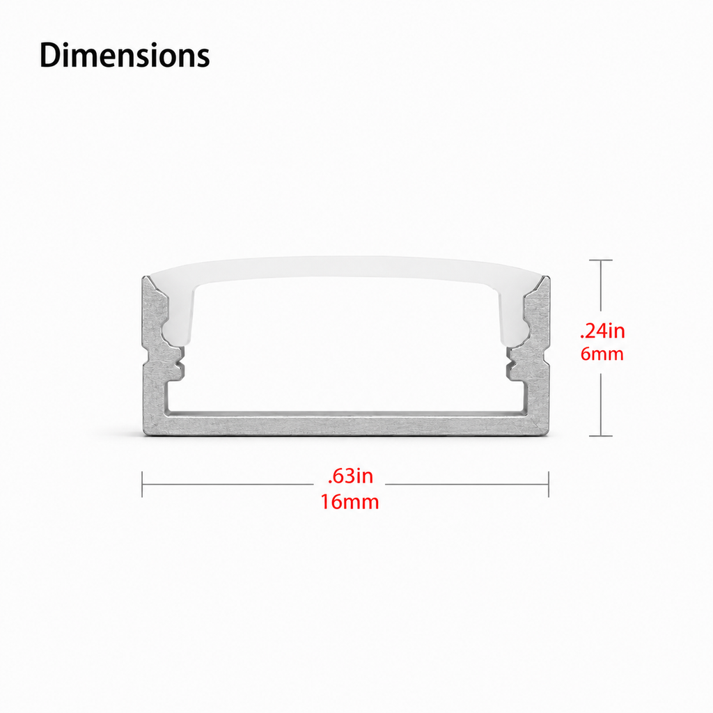 Surface 400 Medium | Made-to-Order Surface Mount Linear LED Light