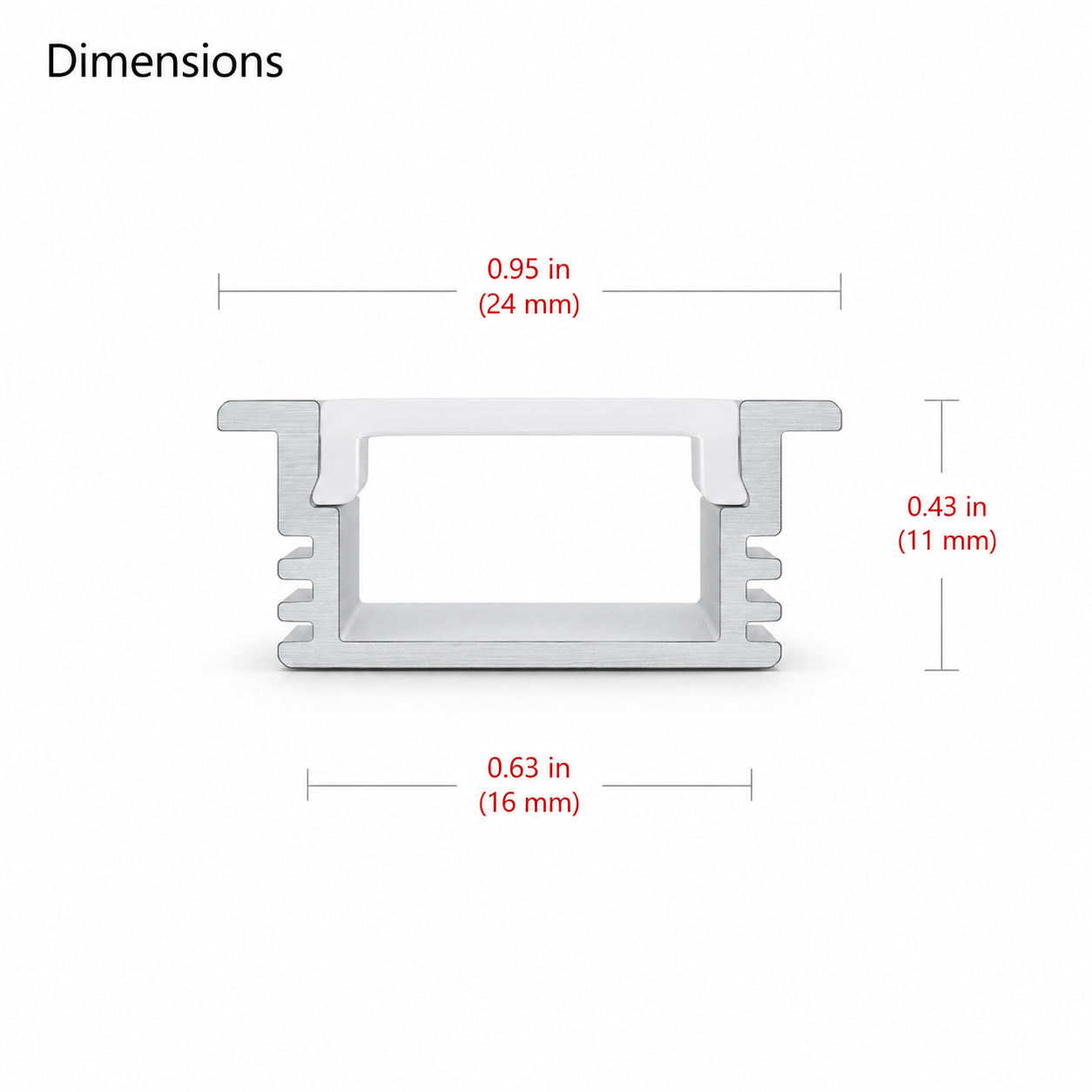 Recess 300 Deep | Made-to-Order Recessed Linear LED Light