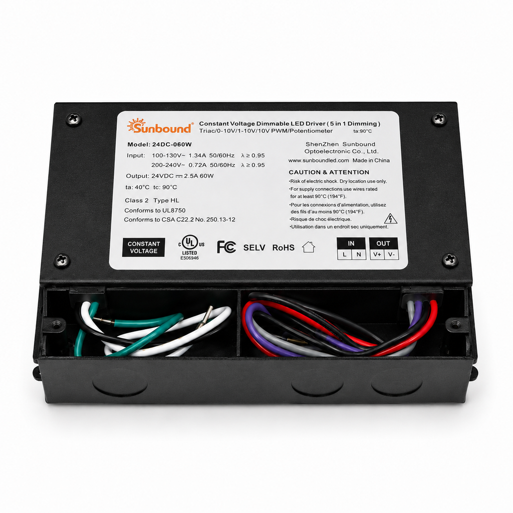 60W Hardwire LED Driver