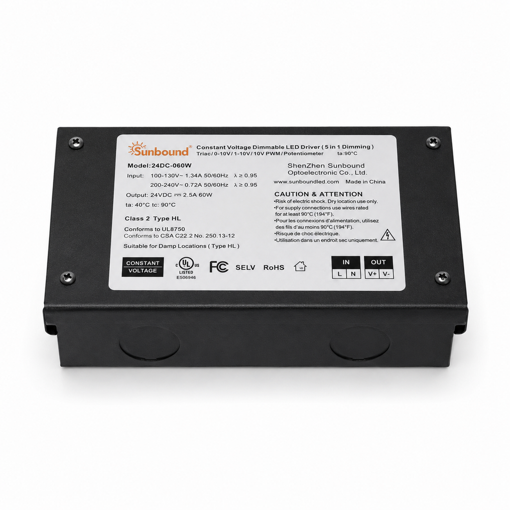 60W Hardwire LED Driver