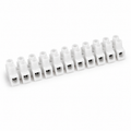 Terminal Strip Connector, White, 14-22AWG