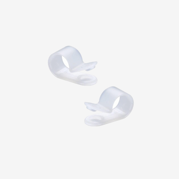 Wire Fastening Clamp Indoor (White)