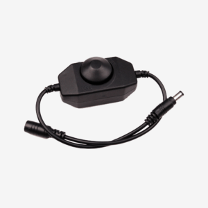 Low Voltage Inline Knob Dimmer (Black)