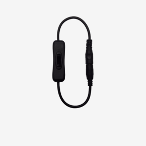 Low Voltage Inline Rocker Switch (Black)